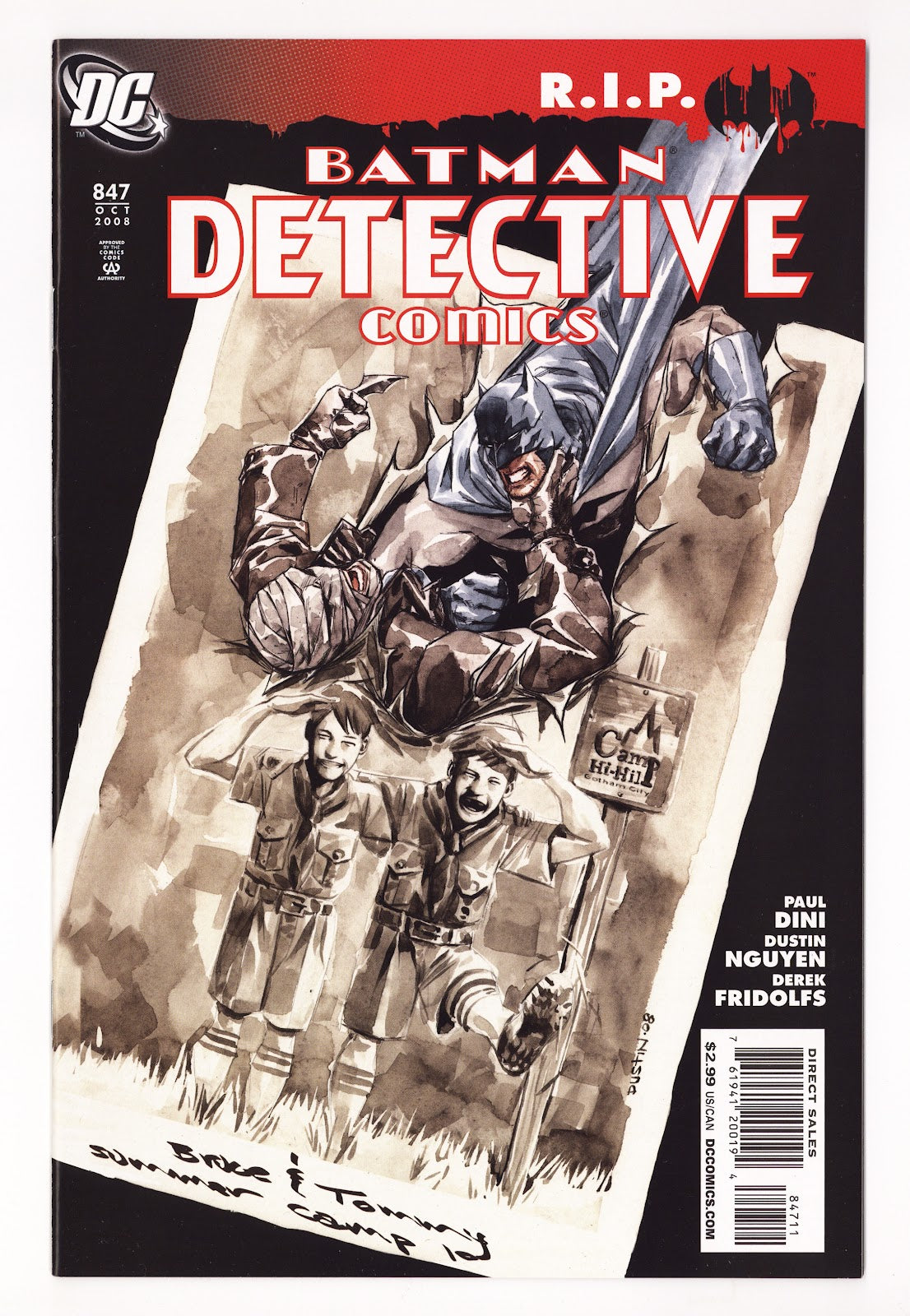 Detective Comics Vol 1 847  High Grade   (2008)