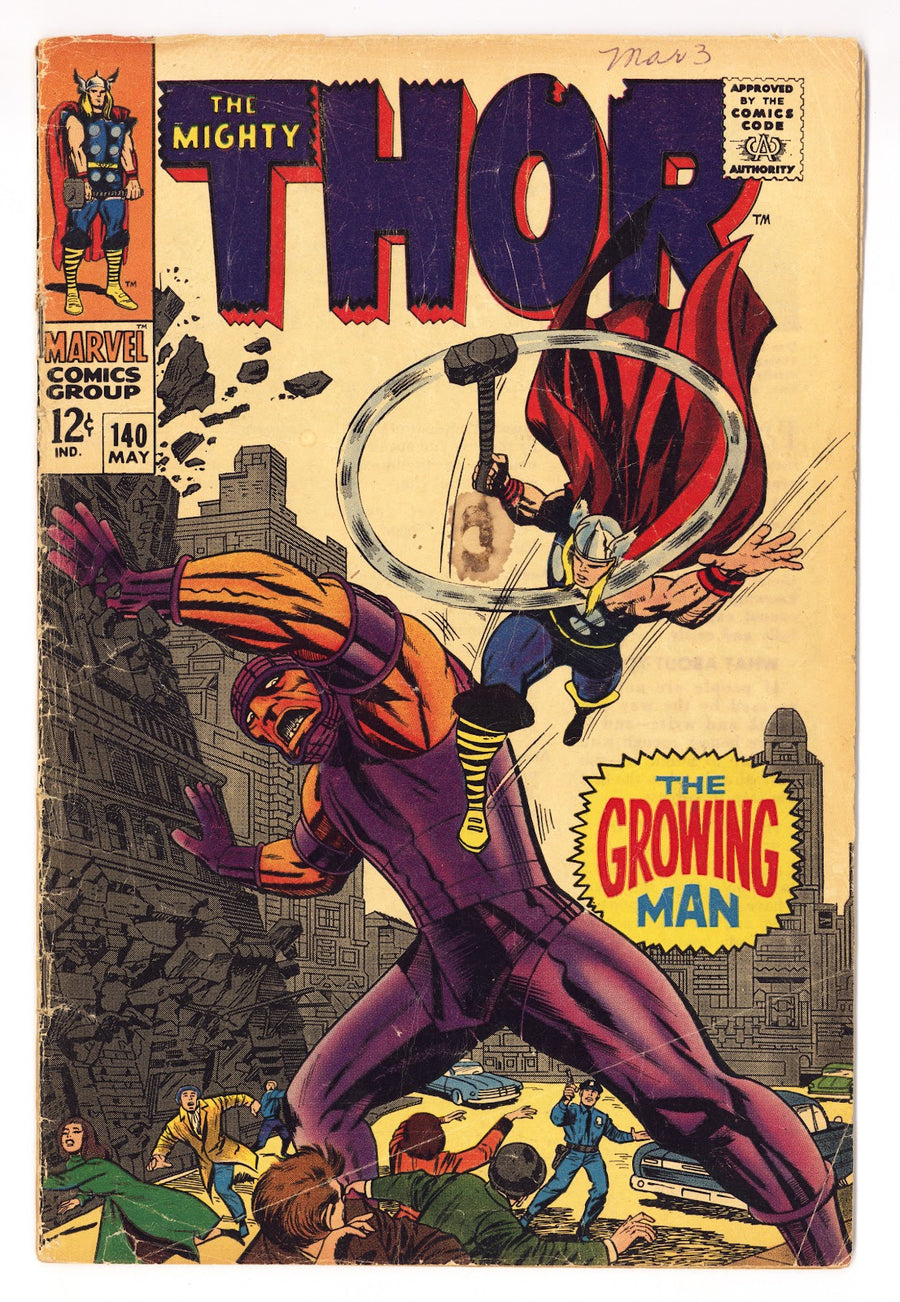 Thor Vol 1 140 GD/VG (3.0) (1967) 