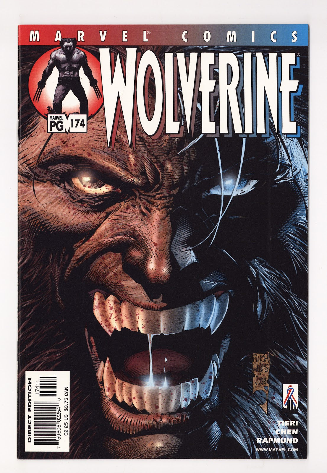 Wolverine Vol 2 174  High Grade   (2002)     