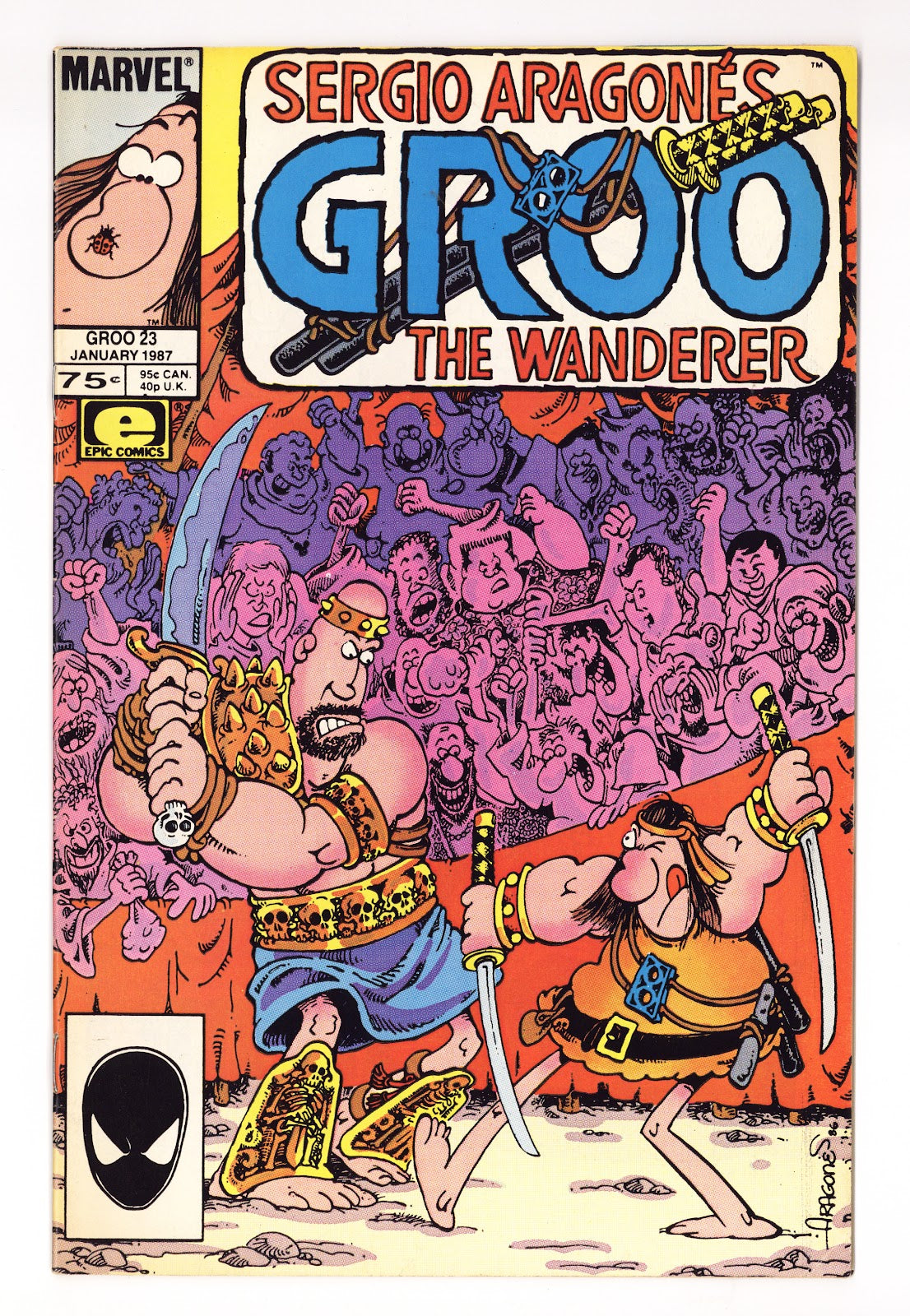 Sergio Aragones Groo the Wanderer Vol 2 23  Mid Grade   (1987)