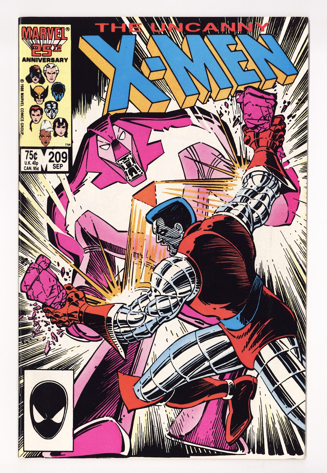 The Uncanny X-Men Vol 1 209 High Grade (1986) Direct 