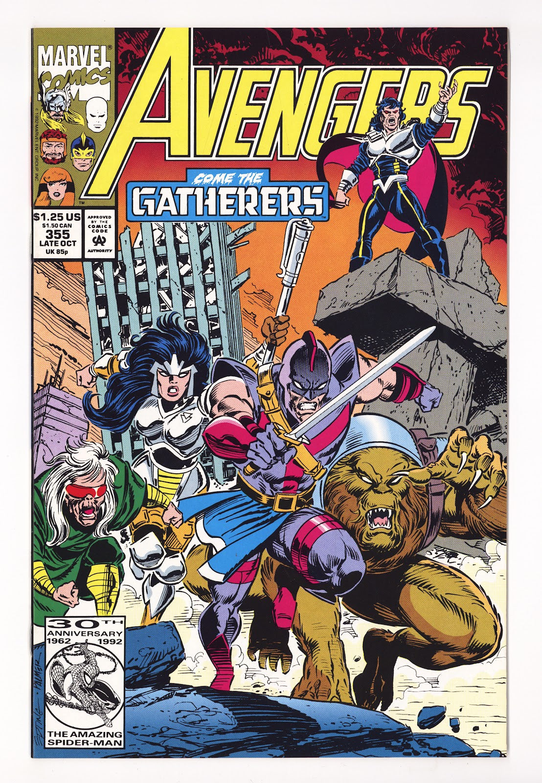 The Avengers Vol 1 355 High Grade (1992) 