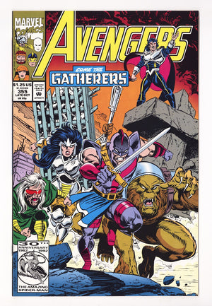 The Avengers Vol 1 355 High Grade (1992)