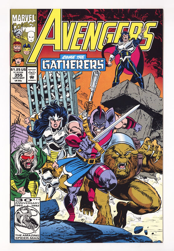 The Avengers Vol 1 355 High Grade (1992)