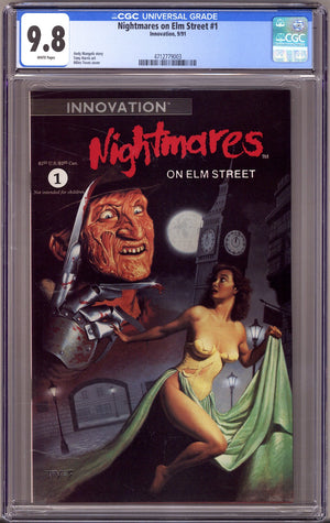 Nightmares On Elm Street 1 CGC 9.8 (NM/M) Cracked Case (1991)