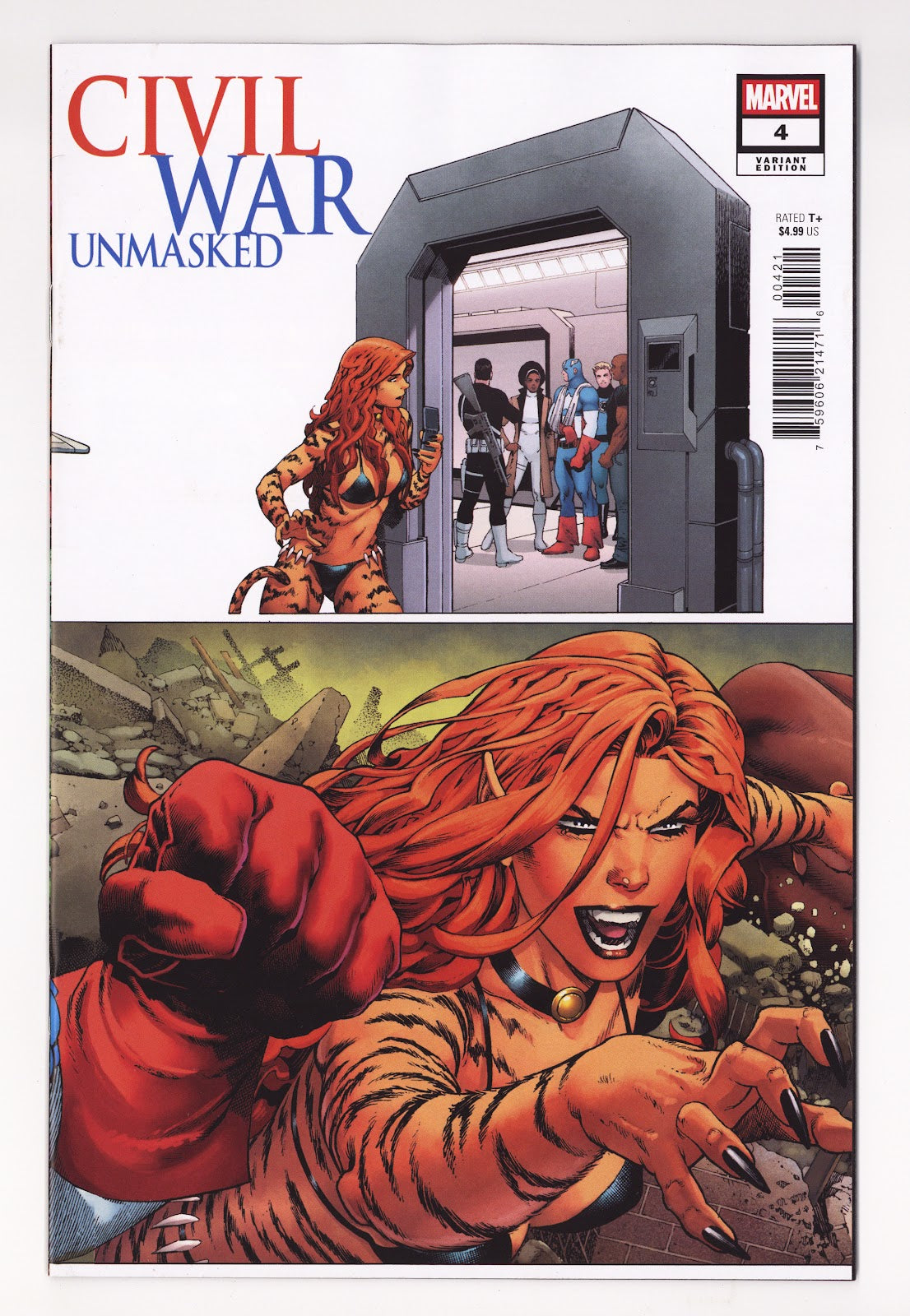 Civil War: Unmasked 4 Siqueira Connecting Variant (2026)
