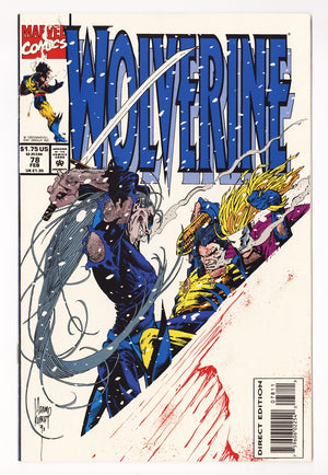 Wolverine Vol 2 78  High Grade   (1994)