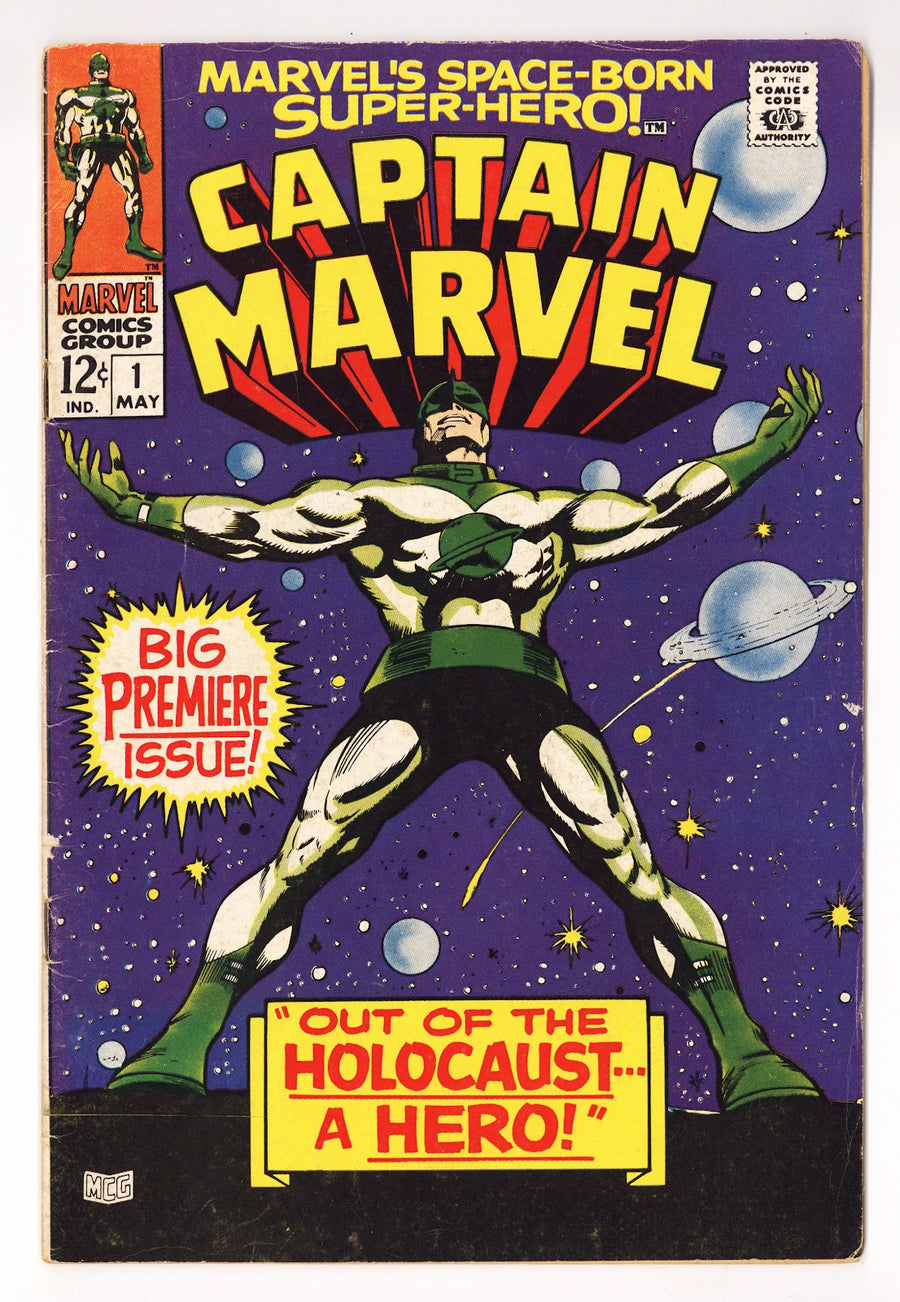 Captain Marvel Vol 1 1  VG+ (4.5)   (1968)