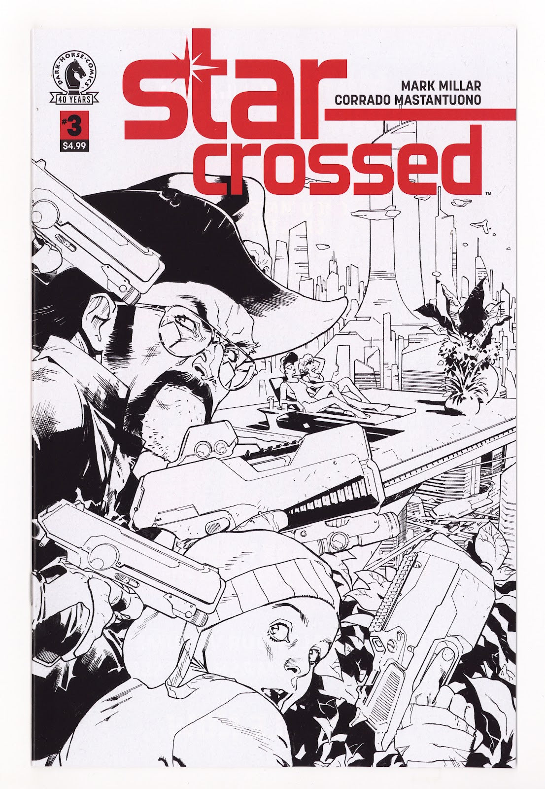 Star-Crossed #3 (2026) Immonen B&W Variant