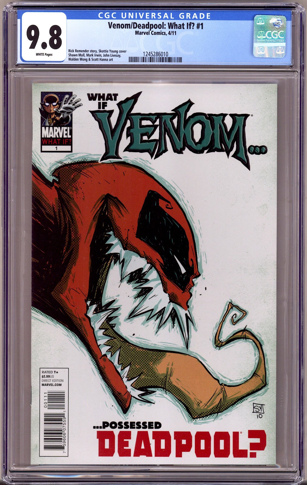 Venom / Deadpool: What If?   1 CGC 9.8 (NM/M)   (2011)     