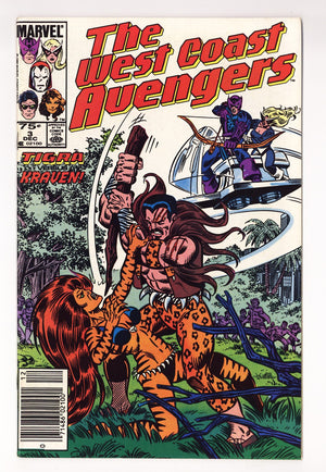 West Coast Avengers Vol 2 3  Mid Grade   (1985)   Canadian Price Variant