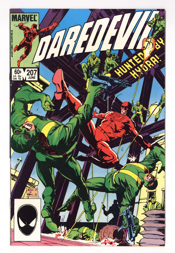 Daredevil Vol 1 207  Mid Grade   (1984)