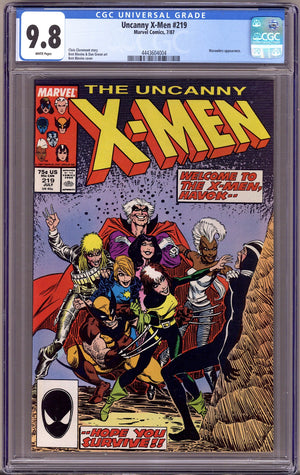 The Uncanny X-Men Vol 1 219 CGC 9.8 (NM/M)   (1987)