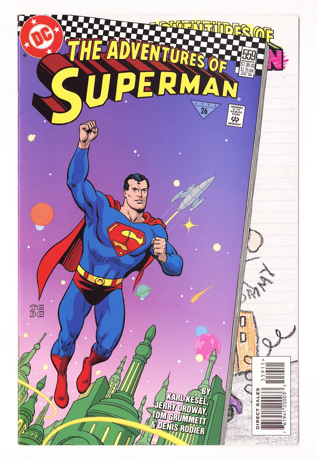 Adventures of Superman Vol 1 559  High Grade   (1998)     