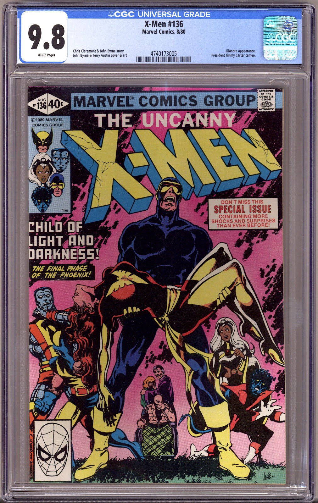 The X-Men Vol 1 136 CGC 9.8 (NM/M) (1980) 