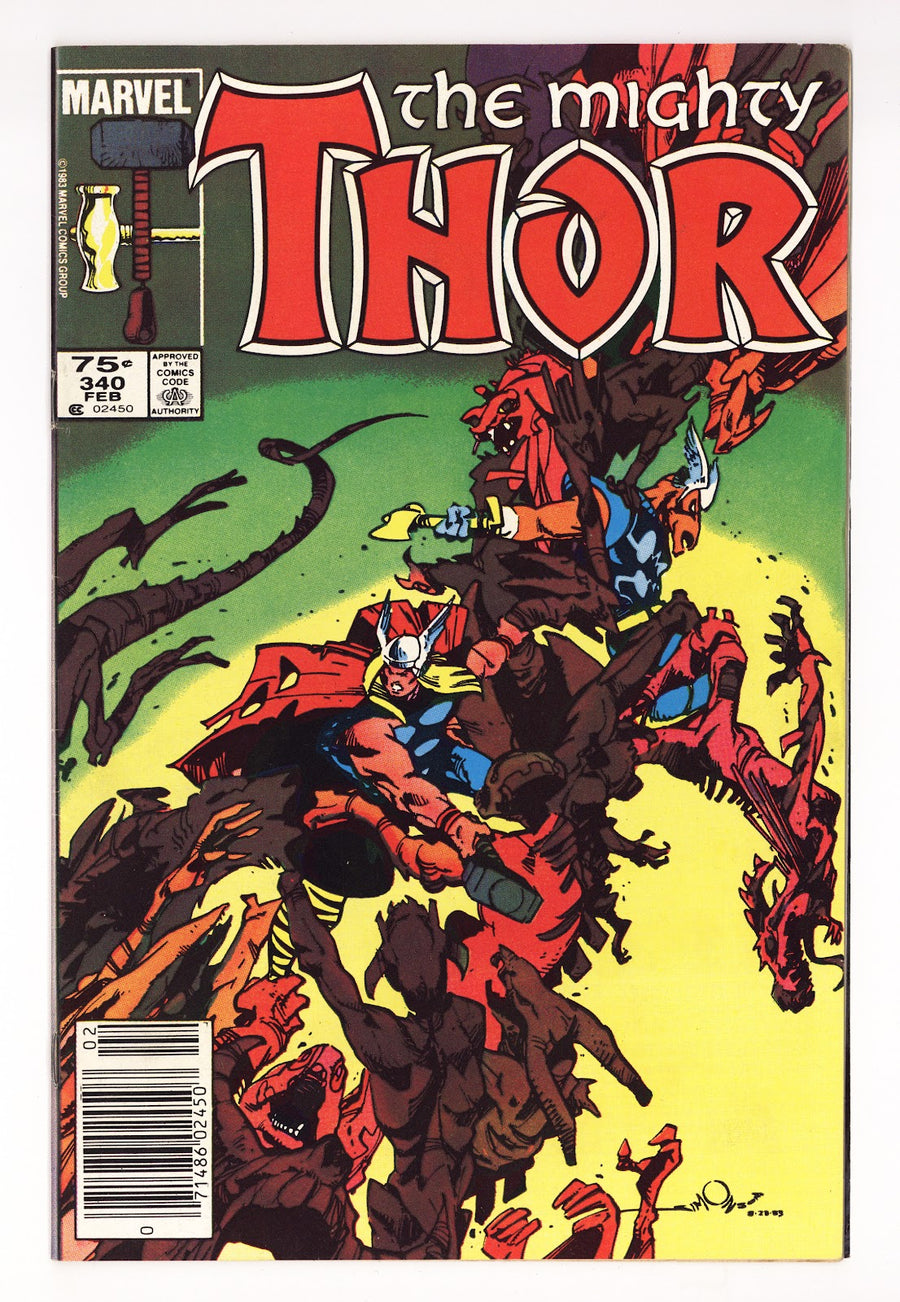 Thor Vol 1 340  Mid Grade   (1984)   Canadian Price Variant