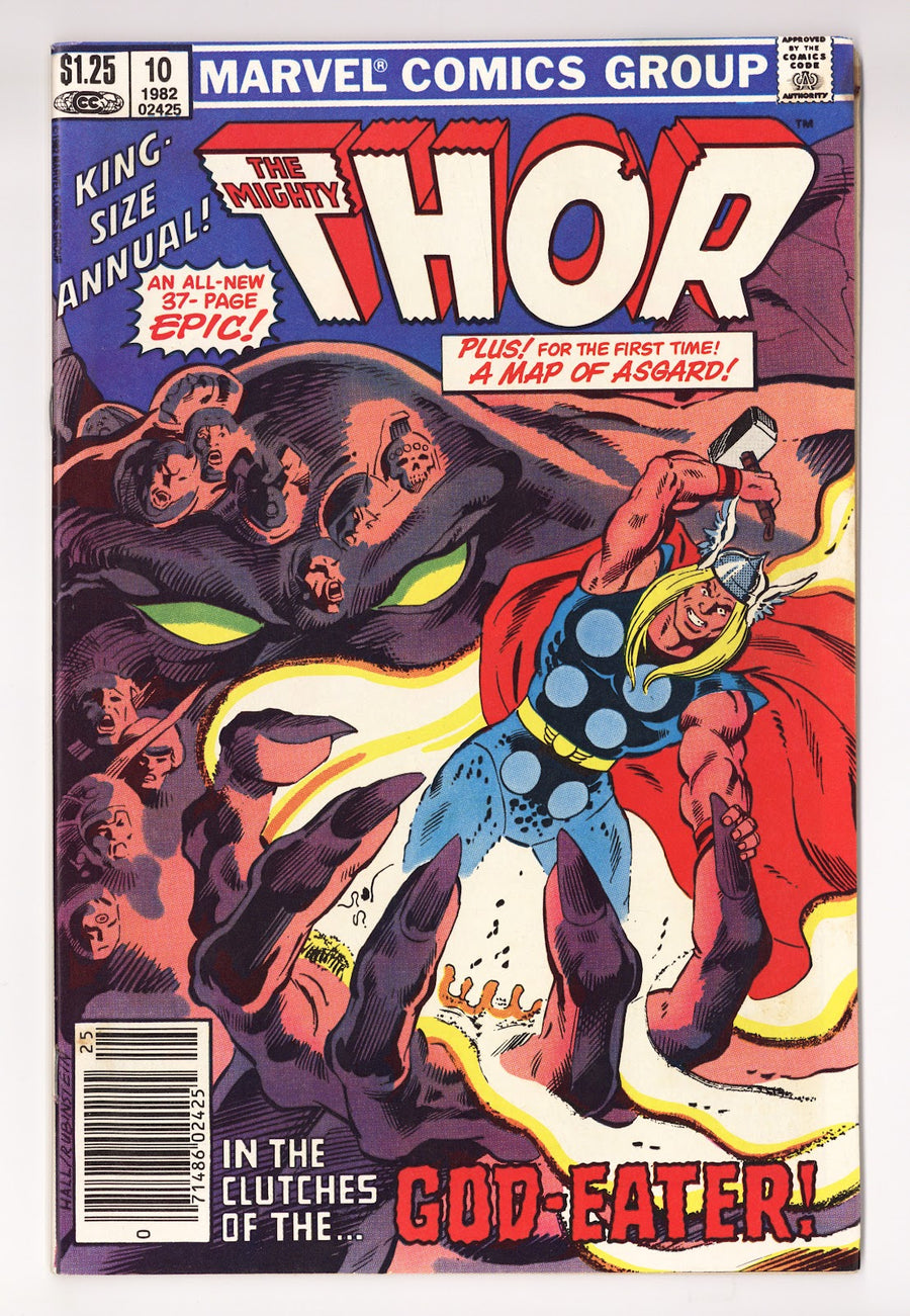 Thor Annual Vol 1 10 Mid Grade (1982) Canadian 