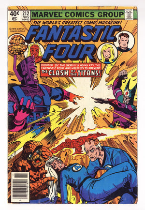 Fantastic Four Vol 1 212 Low Grade (1979) Newsstand