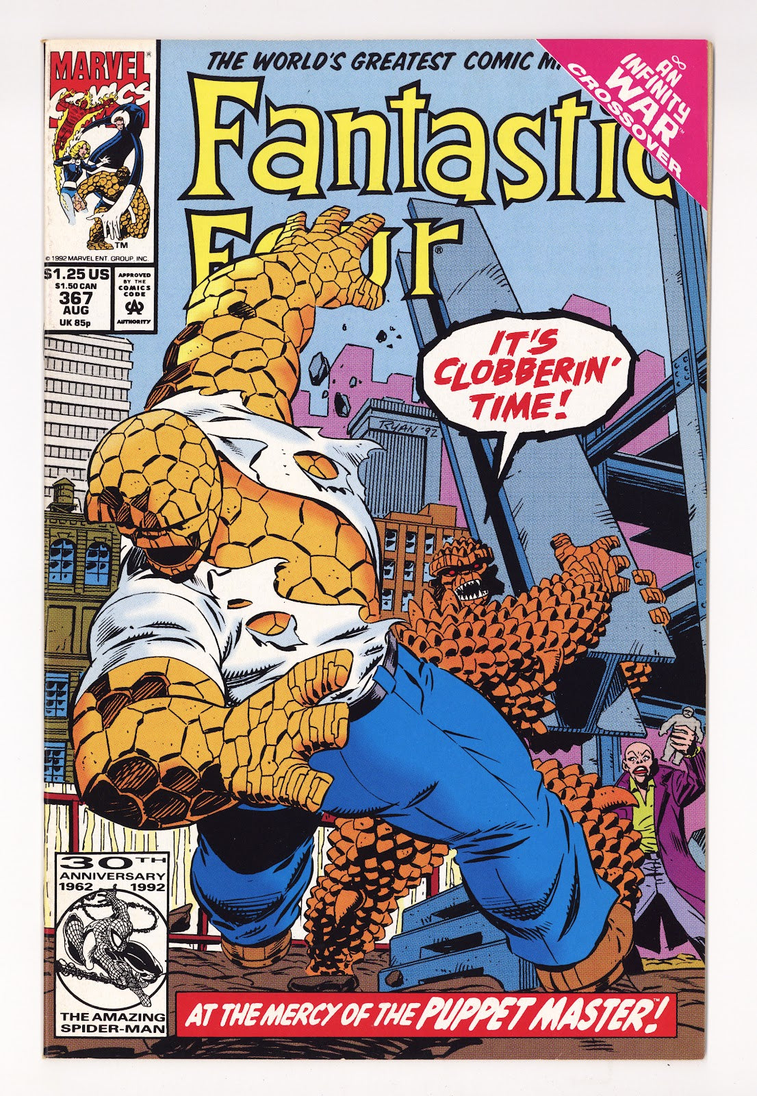 Fantastic Four Vol 1 367  Mid Grade   (1992)