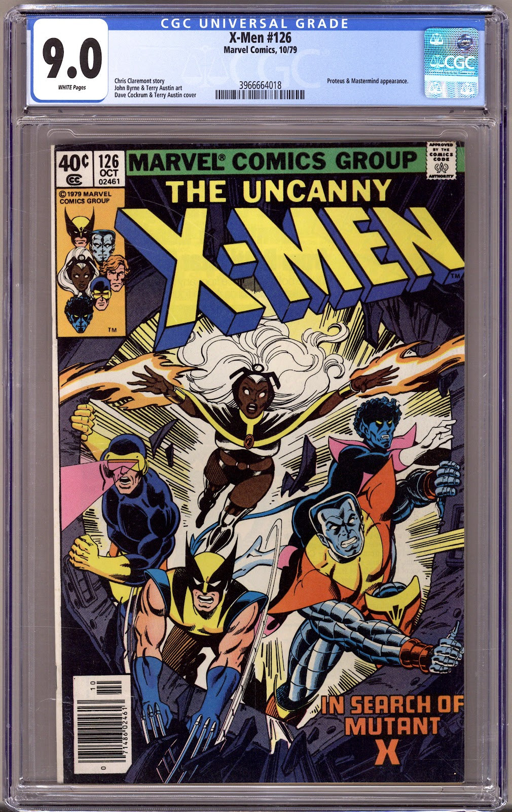 The X-Men Vol 1 126 CGC 9.0 (VF/NM) (1979) Newsstand 