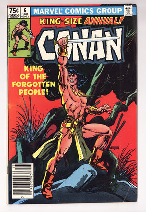 Conan Annual   6  Low Grade   (1981)   Newsstand