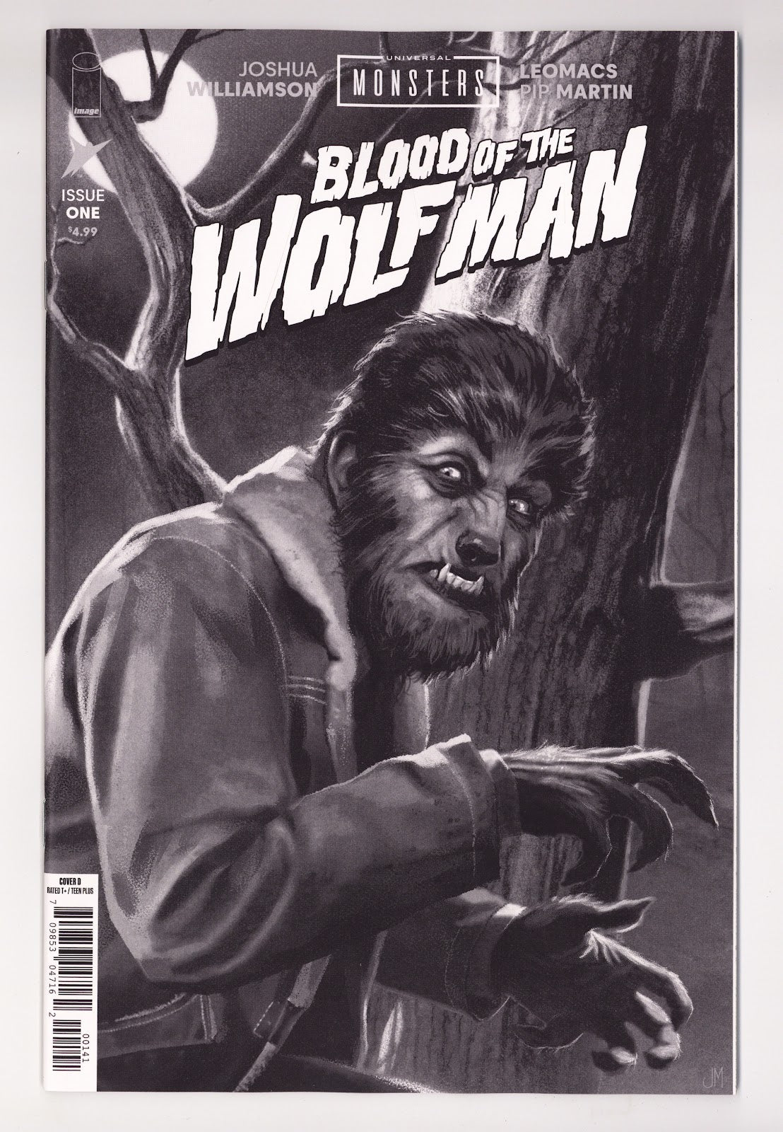 Universal Monsters Blood Of The Wolf Man 1 Middleton B&W Incentive NM (2026)