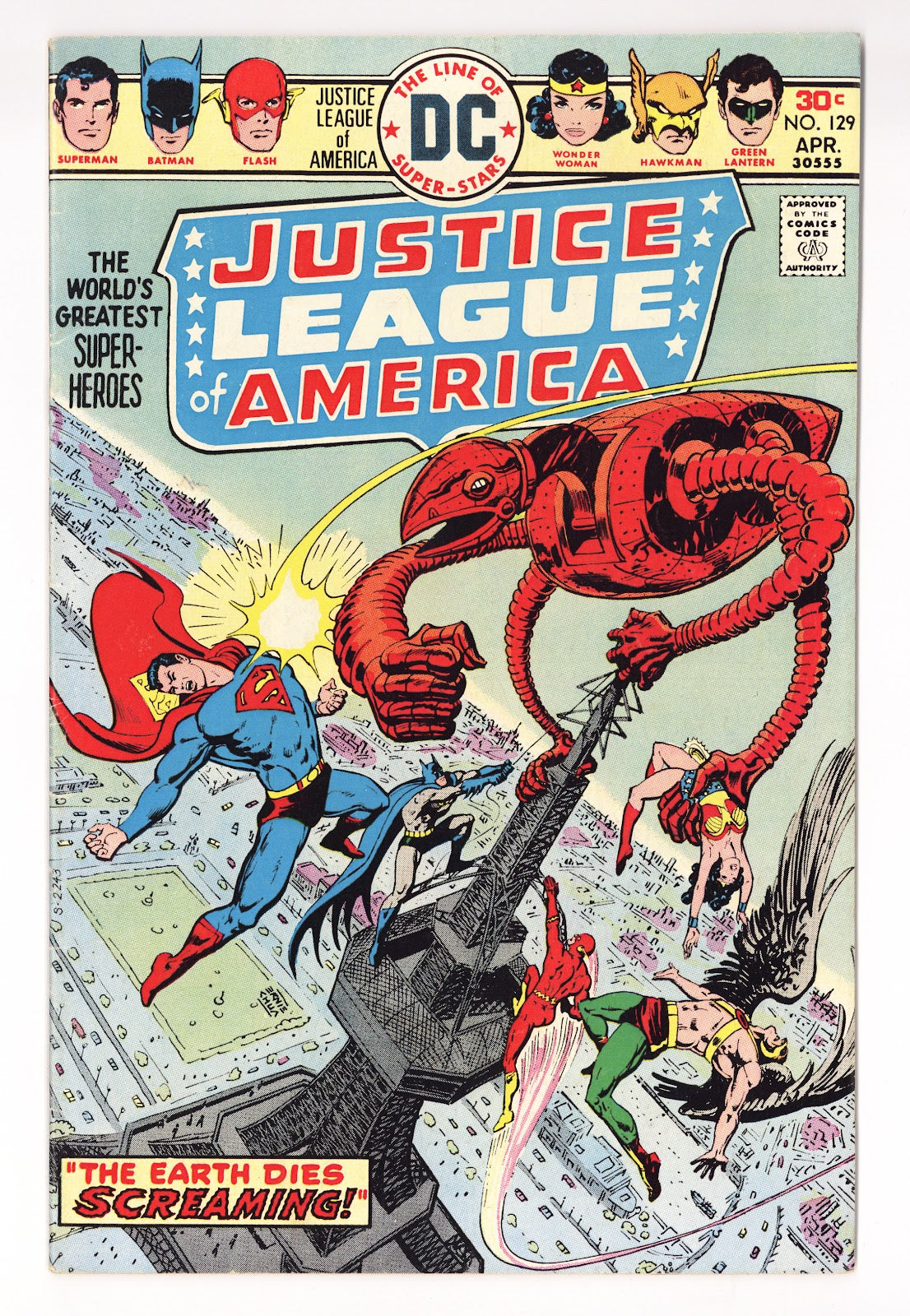 Justice League of America Vol 1 129 Low Grade (1976) 