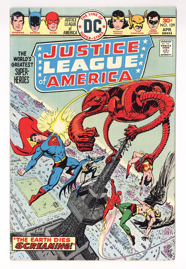 Justice League of America Vol 1 129 Low Grade (1976)