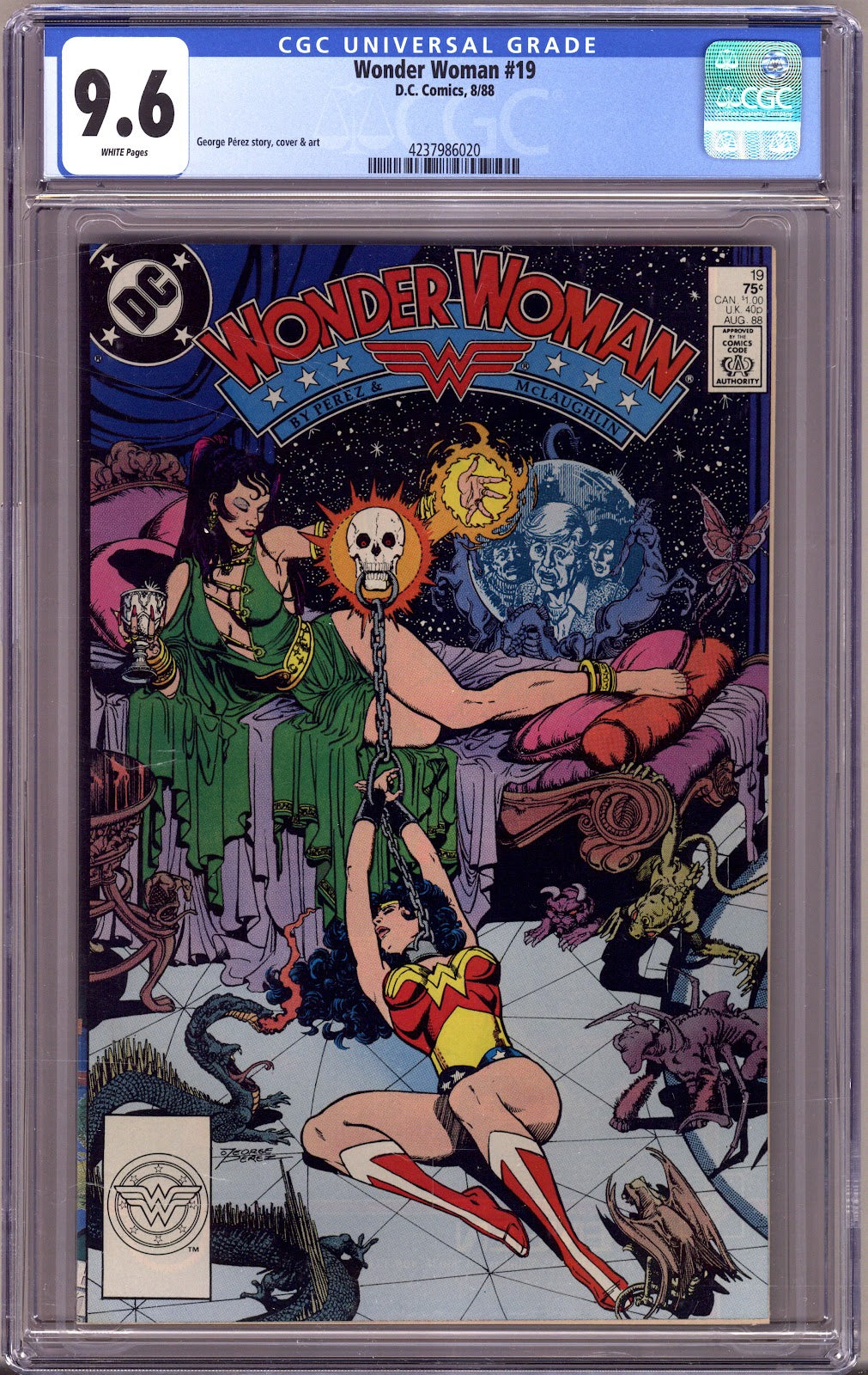 Wonder Woman Vol 2 19 CGC 9.6 (NM+)   (1988)     