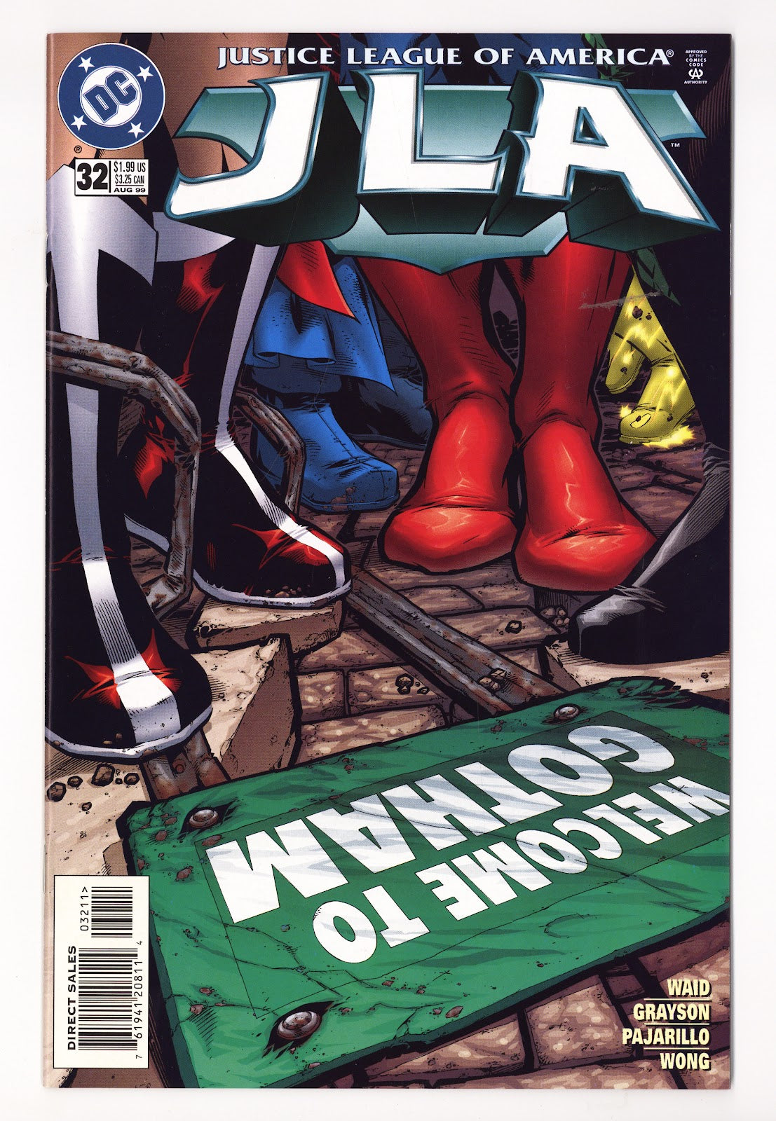 JLA 32 High Grade (1999) Direct Sales 