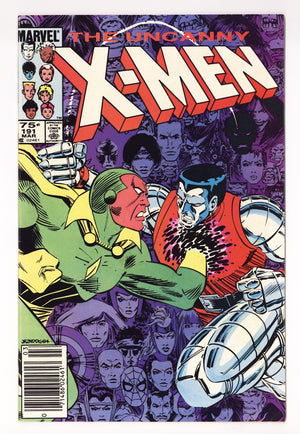 The Uncanny X-Men Vol 1 191  FN+ (6.5)   (1985)   Canadian Price Variant