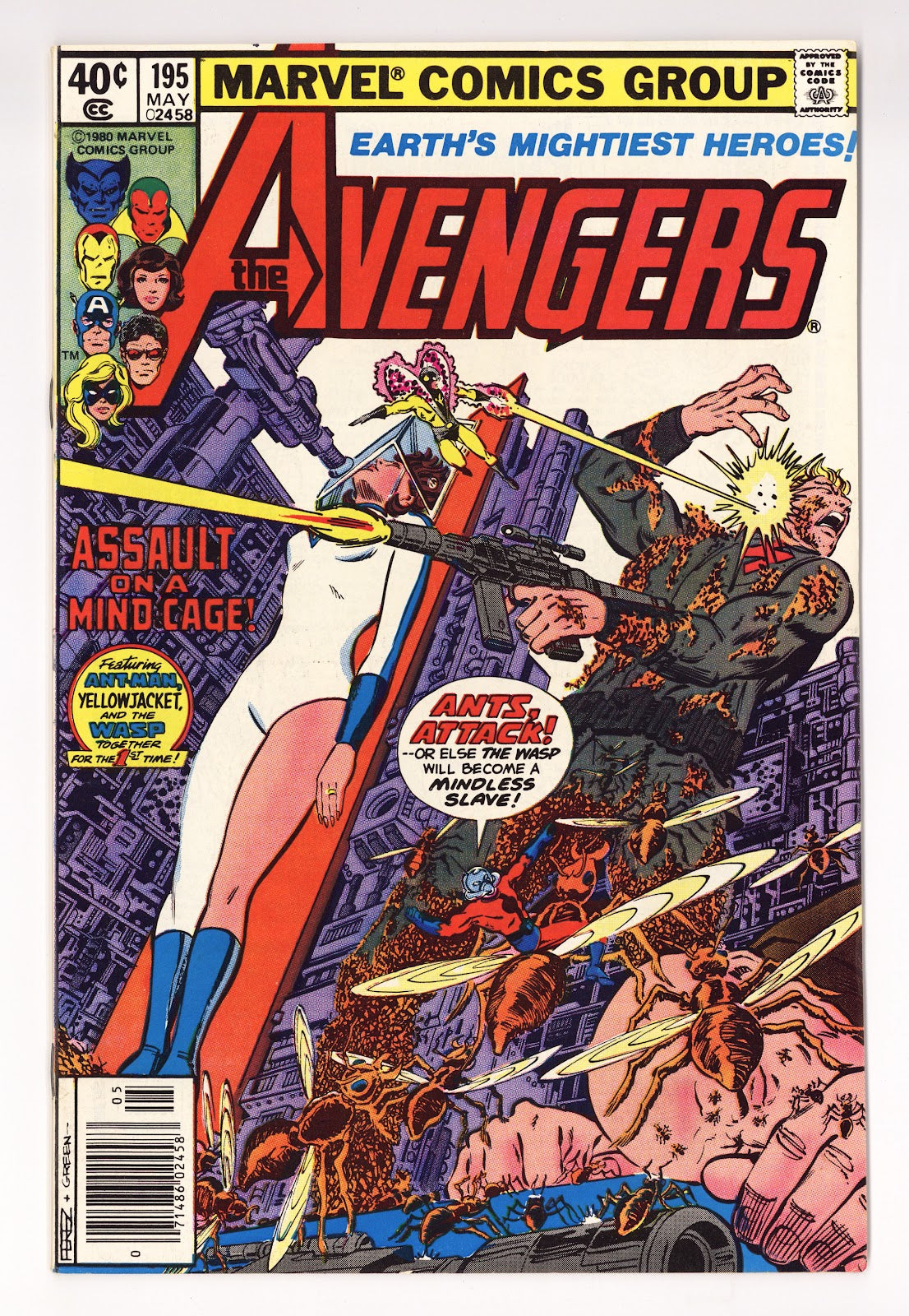 The Avengers Vol 1 195 FN (6.0) (1980) Newsstand 
