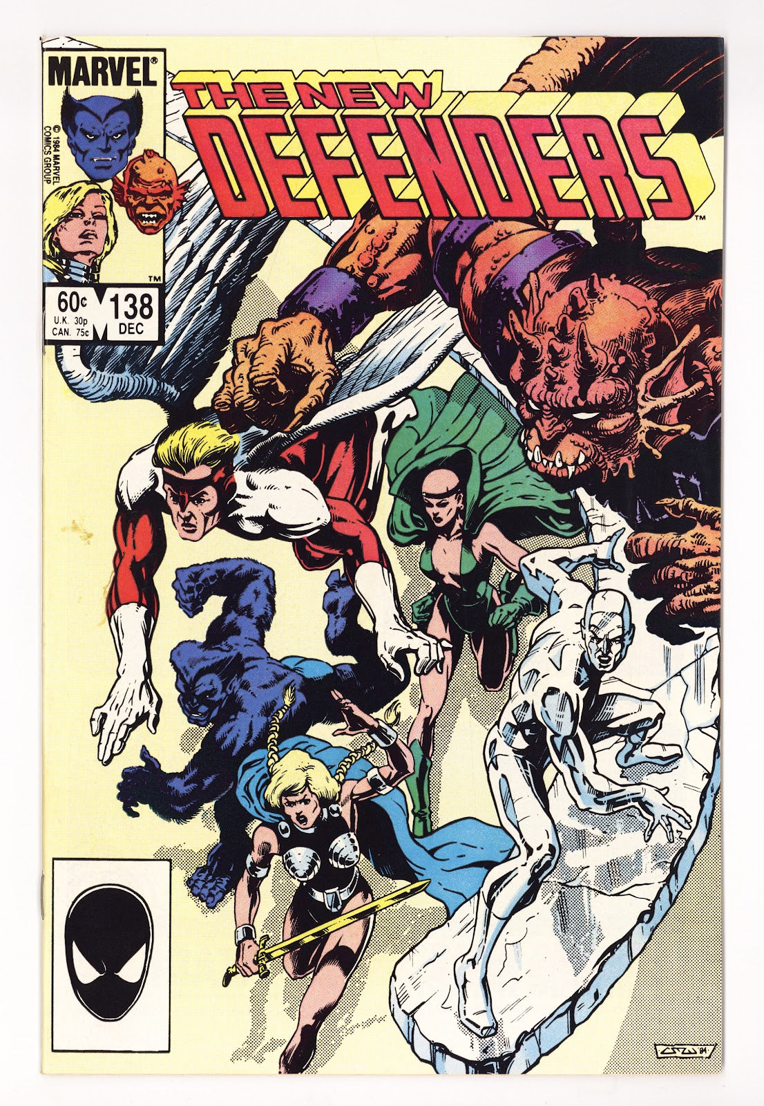 The Defenders Vol 1 138  Mid Grade   (1984)   Direct  