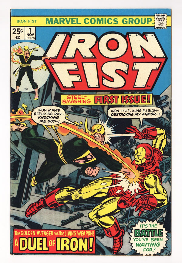 Iron Fist Vol 1 1  FN/VF (7.0)   (1975)