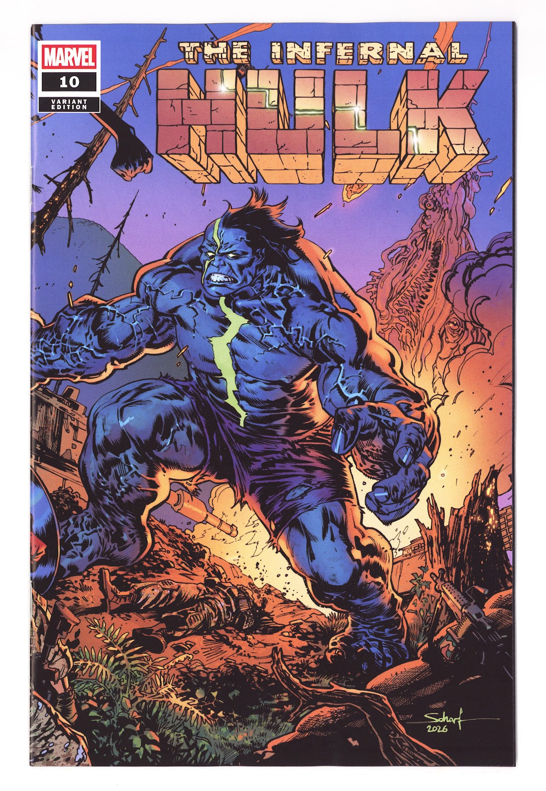 Infernal Hulk  10 Scharf  Wraparound Variant   (2026)