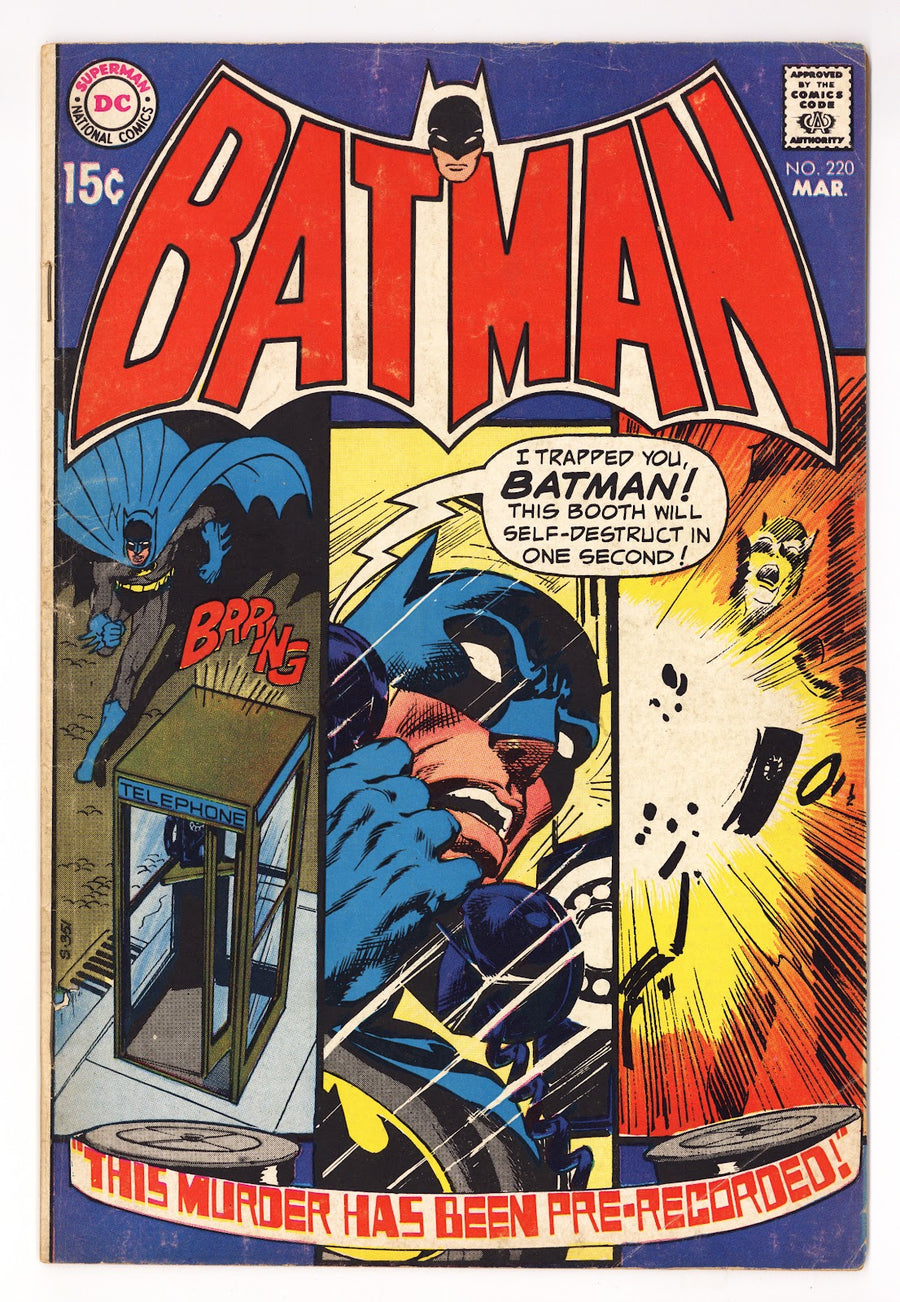 Batman Vol 1 220  VG+ (4.5)   (1970)     