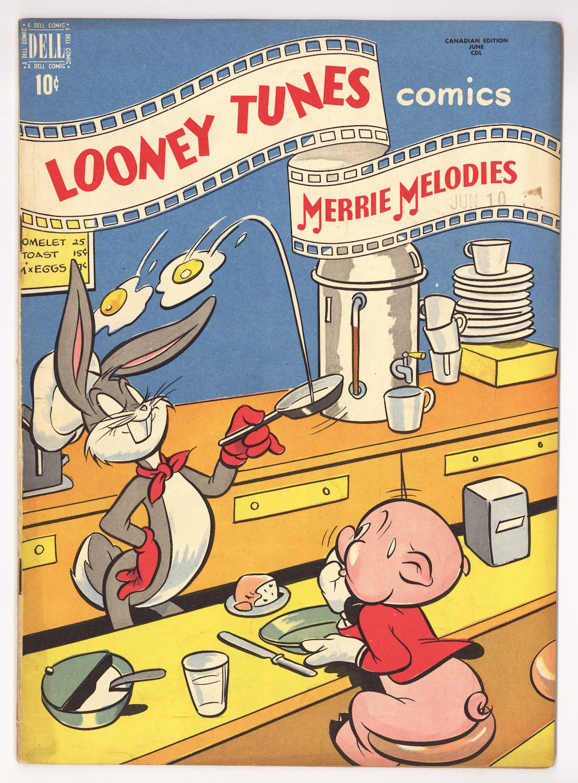 Looney Tunes and Merrie Melodies Comics 92 FN/VF (7.0) (1949) Canadian Edition 