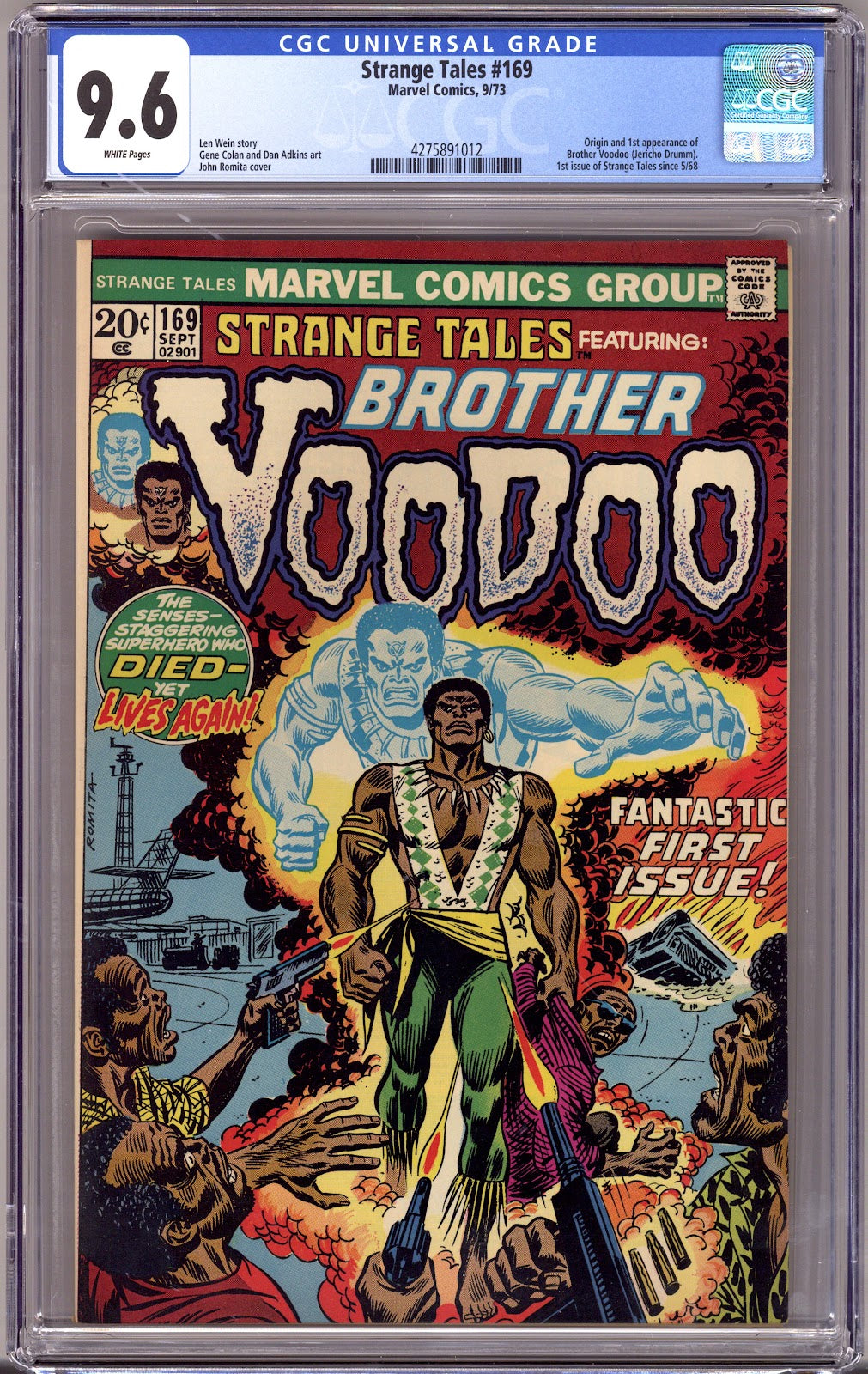 Strange Tales Vol 1 169 CGC 9.6 (NM+)   (1973)