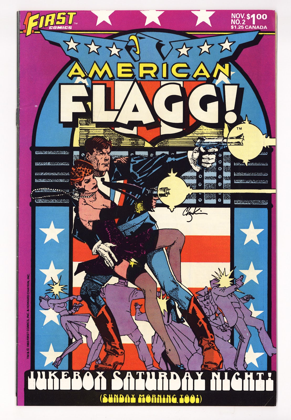 American Flagg! Vol 1 2 Mid Grade (1983) 