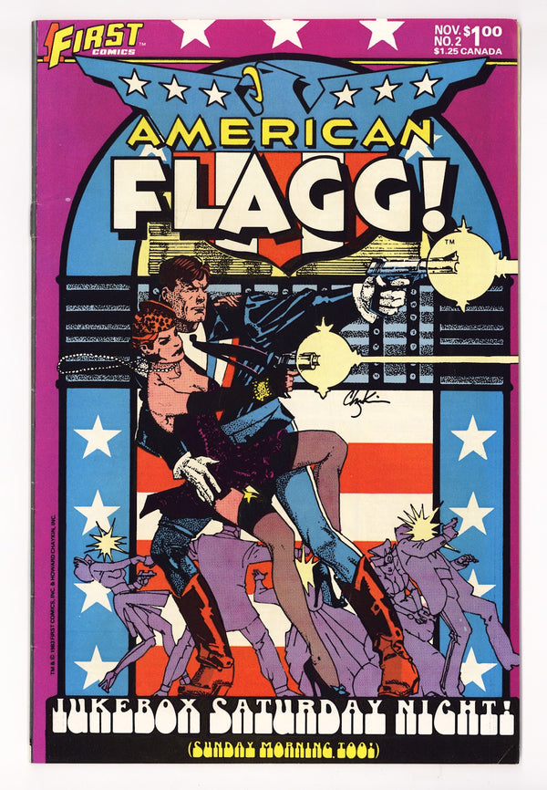 American Flagg! Vol 1 2 Mid Grade (1983)