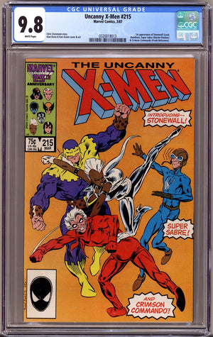 The Uncanny X-Men Vol 1 215 CGC 9.8 (NM/M)   (1987)
