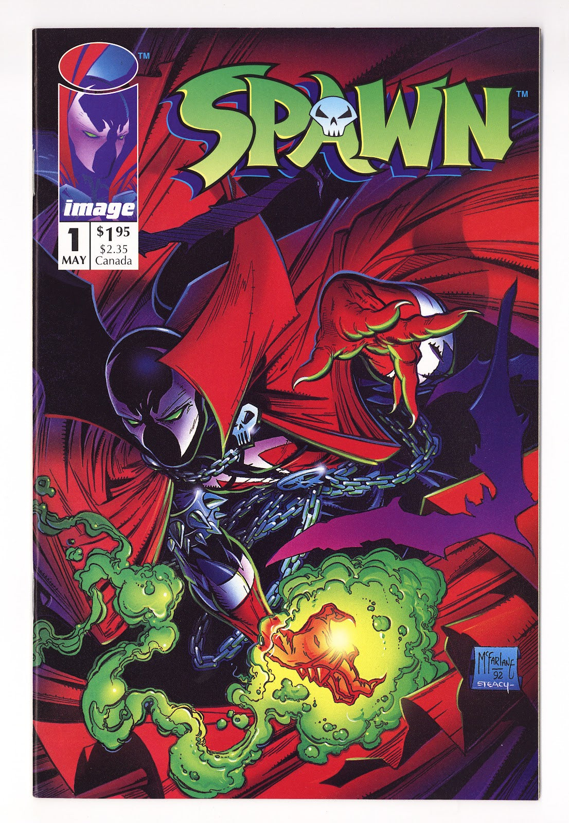 Spawn 1 VF/NM (9.0) Black Spot (1992) 