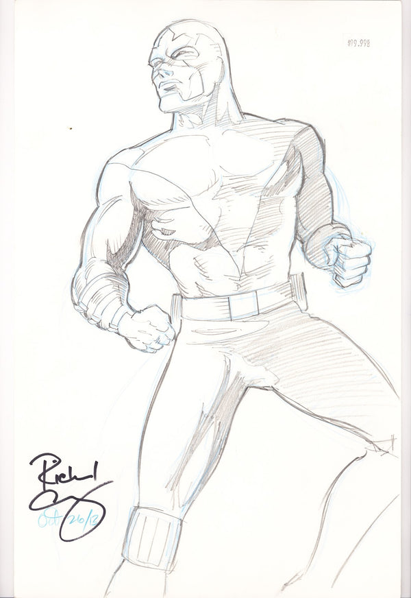 Richard Comely Captain Canuck Convention Sketch [nn] (2013)