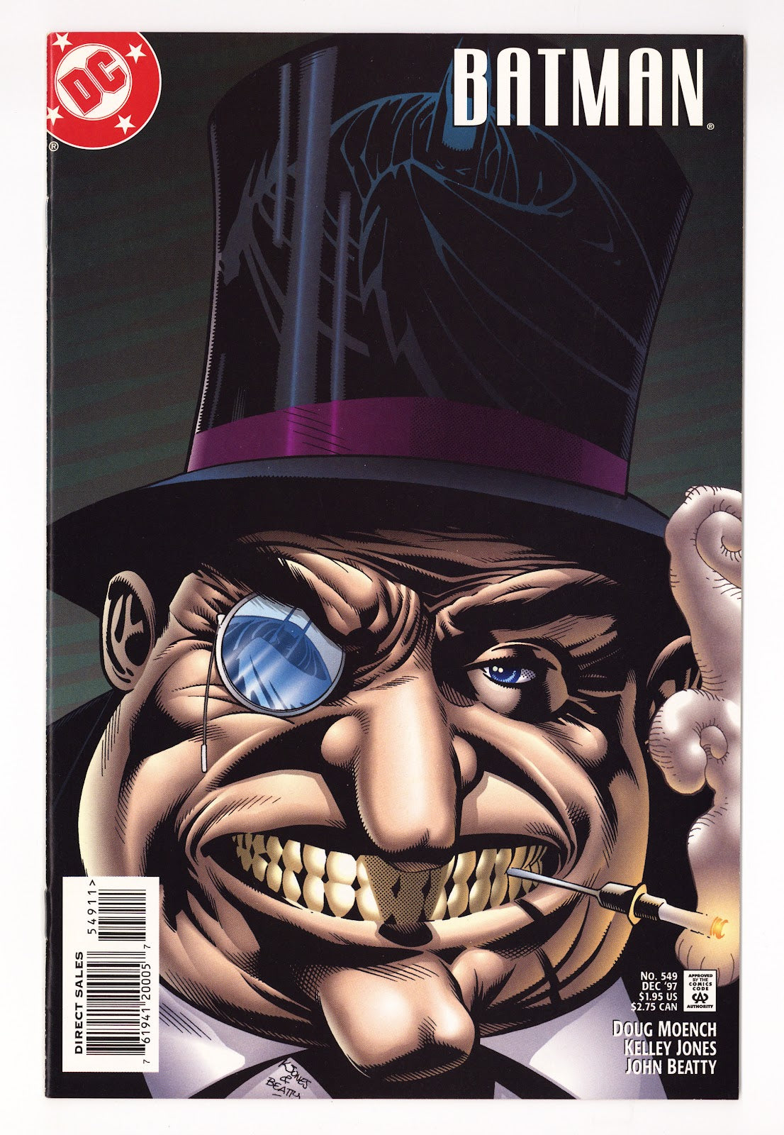 Batman Vol 1 549 High Grade (1997) Direct Sales 
