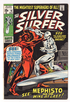The Silver Surfer Vol 1 16 VG+ (4.5) (1970)