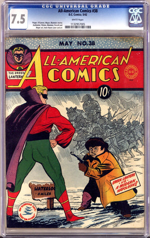 All-American Comics   38 CGC 7.5 (VF-)   (1942)
