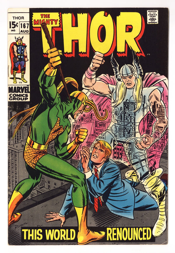 Thor Vol 1 167  VG/FN (5.0)   (1969)