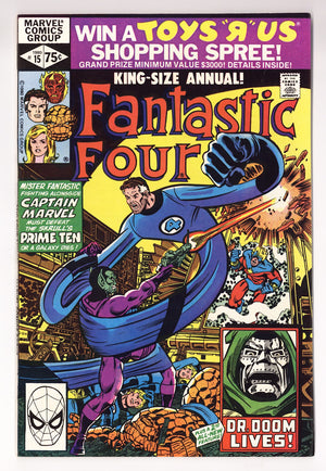 Fantastic Four Annual Vol 1 15 High Grade (1980)