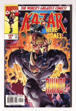 Ka-Zar Vol 4 5 High Grade (1997)