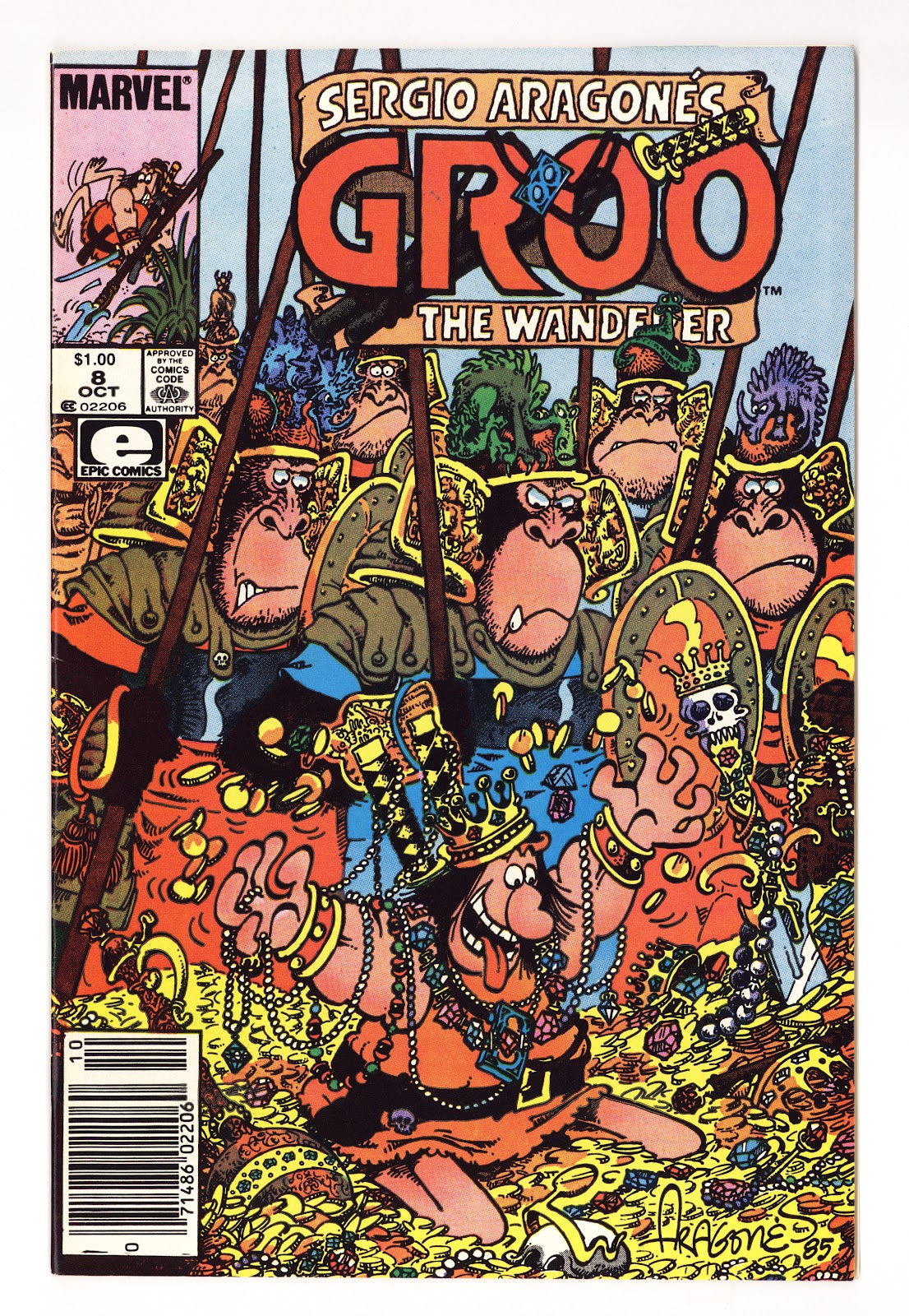 Sergio Aragones Groo the Wanderer Vol 2 8  Mid Grade   (1985)   Canadian Price Variant